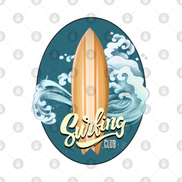 Surfing Club by CreativeTees23