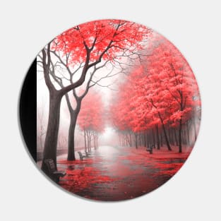 Path with trees Pin