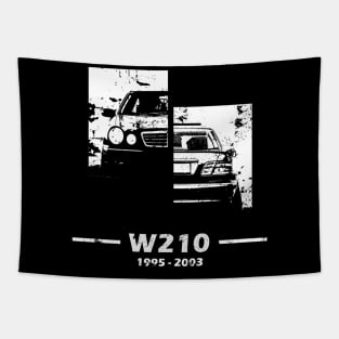 W210 classic sedan retro design Tapestry