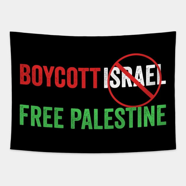 Boycott Israel free Palestine Tapestry by afmr.2007@gmail.com