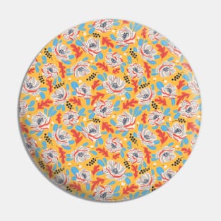 Fun color floral surface pattern Pin