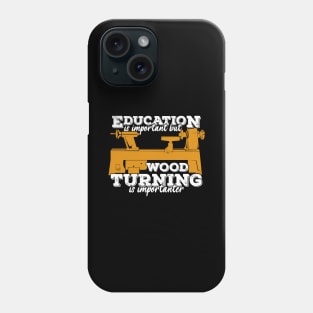 Funny Wood Turning Turner Gift Phone Case