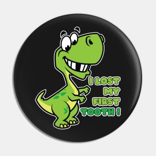 Kids I Lost My First Tooth - Cute Dinosaurs product Pin