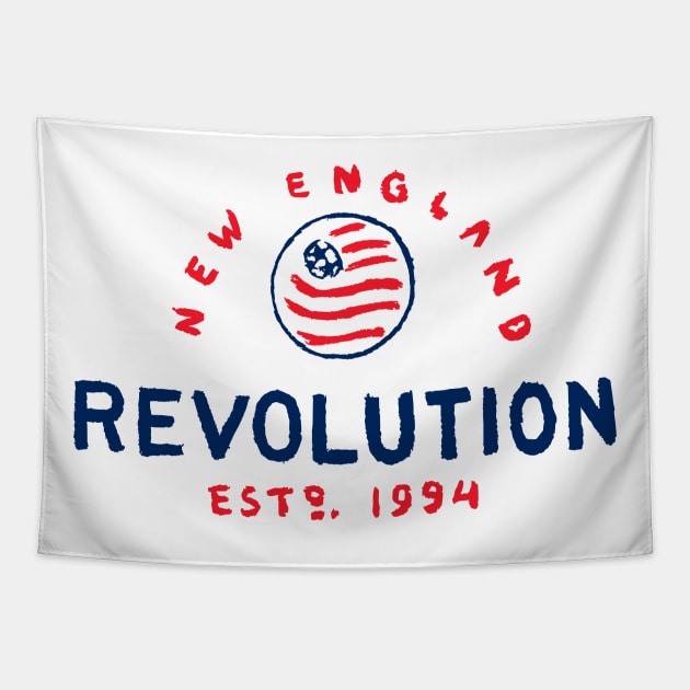 New England Revolutioooon Tapestry by Very Simple Graph