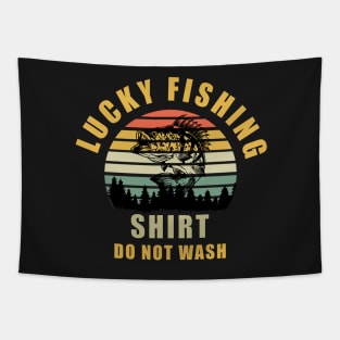 Lucky Fishing Short Do Not Wash Tapestry