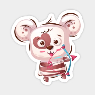 Naughty Cupid panda Magnet