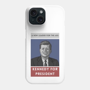 JFK: 1960s Campaign Poster Art Phone Case