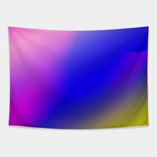 pink blue yellow gradient Tapestry