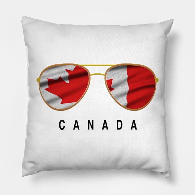 Canada sunglasses Pillow by JayD World