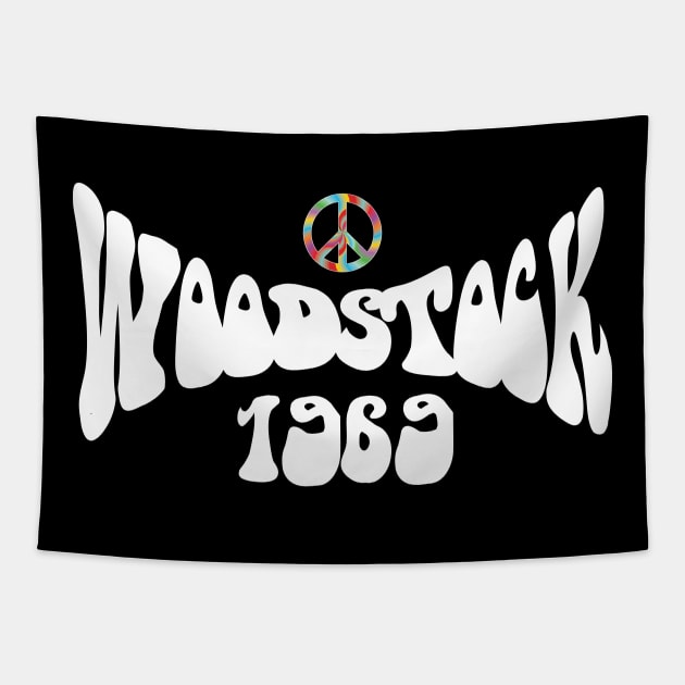 Woodstock 1969 Tapestry by emma17