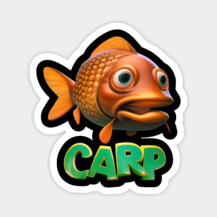 3D Carp - Dive into Style Magnet