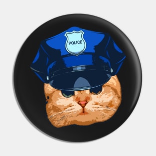 police Cat Pin