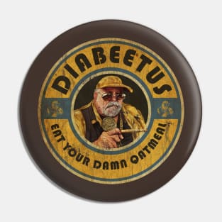 VINTAGE DIABEETUS STAMPLE LOGO Pin