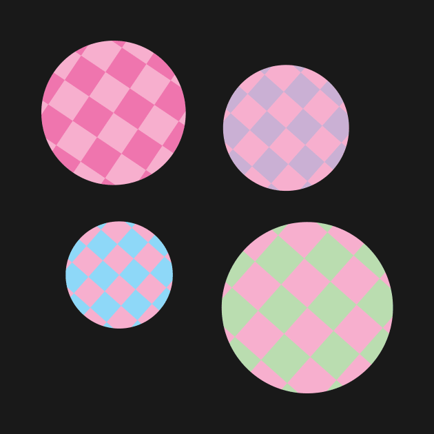 Y2K Pink Circular Pattern by MariamChelidze