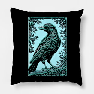 Mythical Raven Pillow