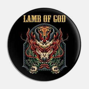 LAMB OF GOD BAND XMAS Pin