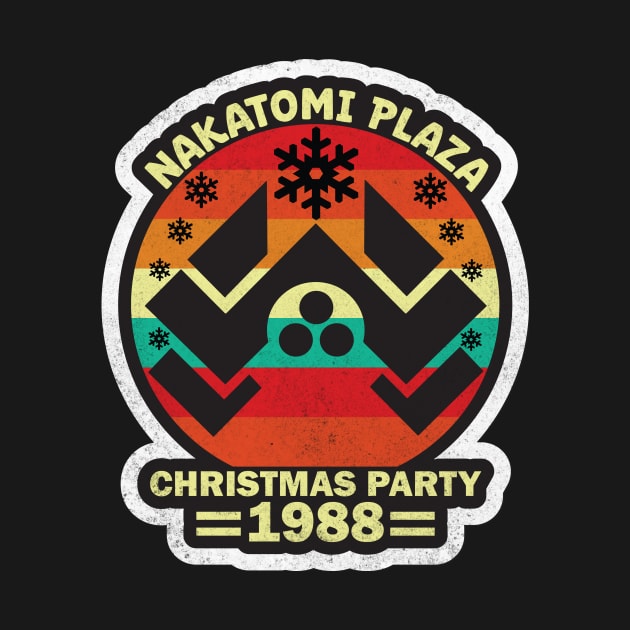 Nakatomi Plaza Christmas Vintage Xmas by aidreamscapes