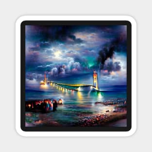 “Midnight at the Mighty Mac” Magnet