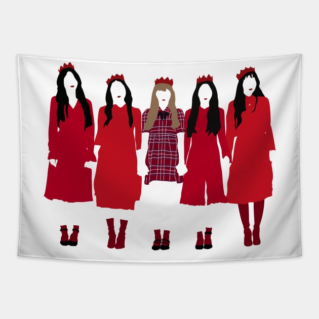 Red Velvet - Peek-A-Boo Tapestry by Genessis