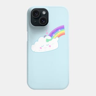 Best Friends Rainbow Cloud Hug Phone Case