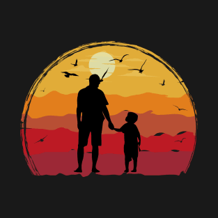 father and son boy daddy T-Shirt