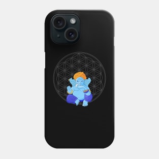 Ganesha sacred geometry flower of life Phone Case