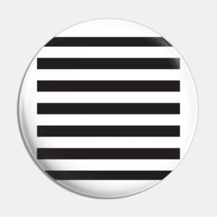 Black and White Stripes #pattern Pin