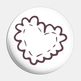 Heart shape cookie Pin