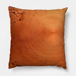 Copper Abstract Modern Pillow