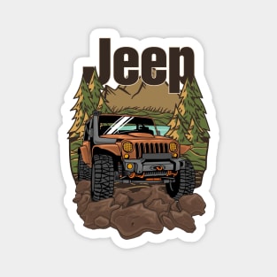 Jeep Adventure Lovers Magnet