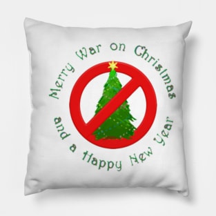 Merry War on Xmas Pillow