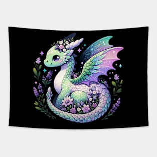 Lavender Wisp Drake Tapestry