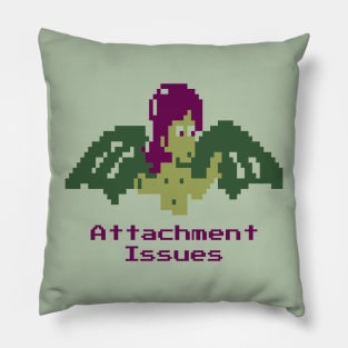 Manananggal Attachment Issues: Playful 8-Bit Mythical Art Pillow