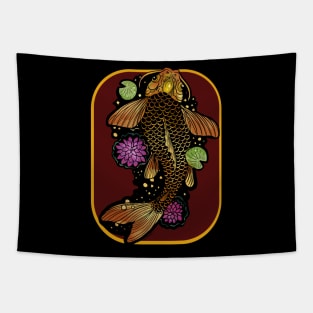 Koi Fish Stylized Tapestry