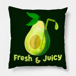 Fresh and Juicy Avocado Pillow