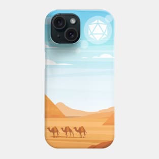 Desert Egyptian Pyramids Polyhedral Dice Sun Phone Case