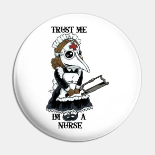 Curative Shadows: The Plague Nurse Design Pin