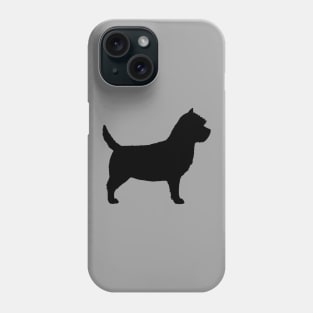 Cairn Terrier Silhouette Phone Case