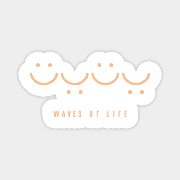 Waves of Life Magnet by Darksavage