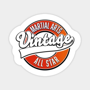 Martial Arts Vintage all star retro logo Magnet