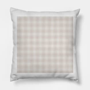 Plaid    by Suzy Hager       Clint Collection 5,    Shades of Grey and Brown Pillow