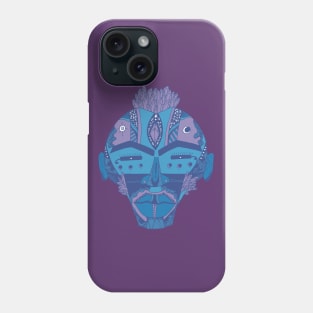 Mountain Blue African Mask 4 Phone Case