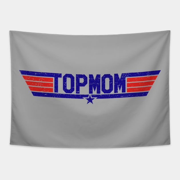 Top Mom (Worn) Tapestry by Roufxis