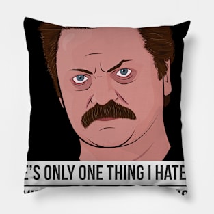 Ron Swanson - Skim Milk Pillow