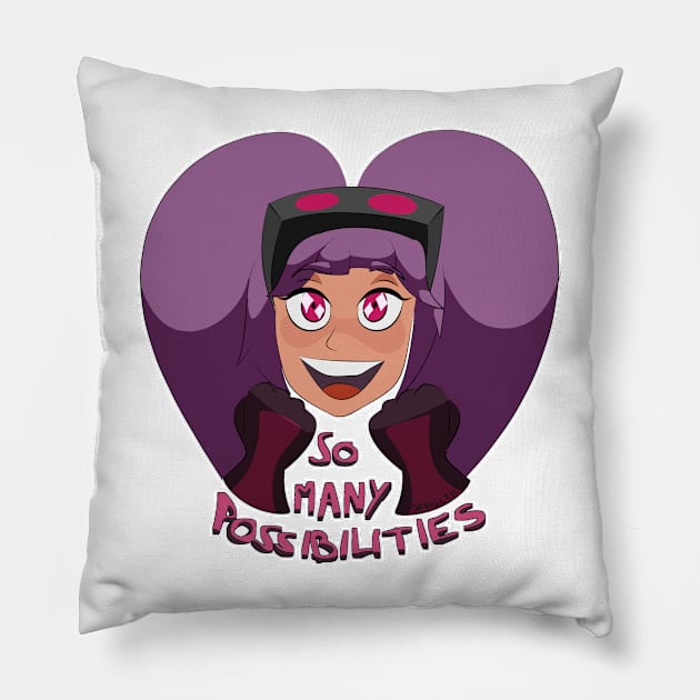 So Many Possibilities - Excited Princess Pillow by Aleina928