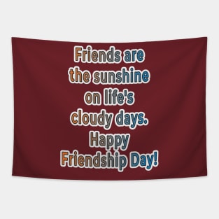 Sunshine of Friendship: Celebrating Friendship Day Tapestry