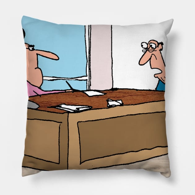 First student loans, and then retirement. Pillow by larrylambert