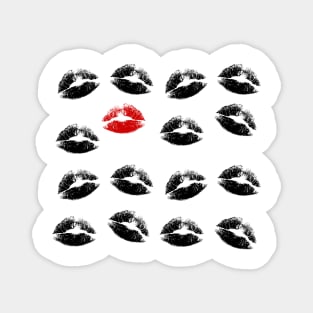 Red kiss Magnet