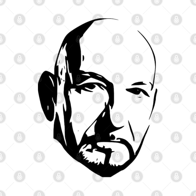 Ben Kingsley Stencil Artwork by MarkRame