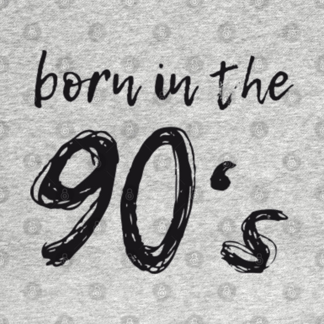 Disover Born In The 90's Shirt Black - Born In The 90s - T-Shirt